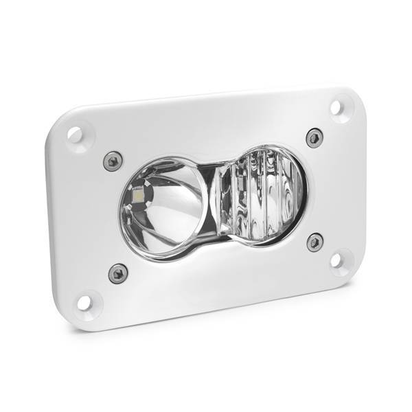 Baja Designs - LED Work Light Flush Mount Clear Lens Driving Combo Pattern White S2 Pro Baja Designs