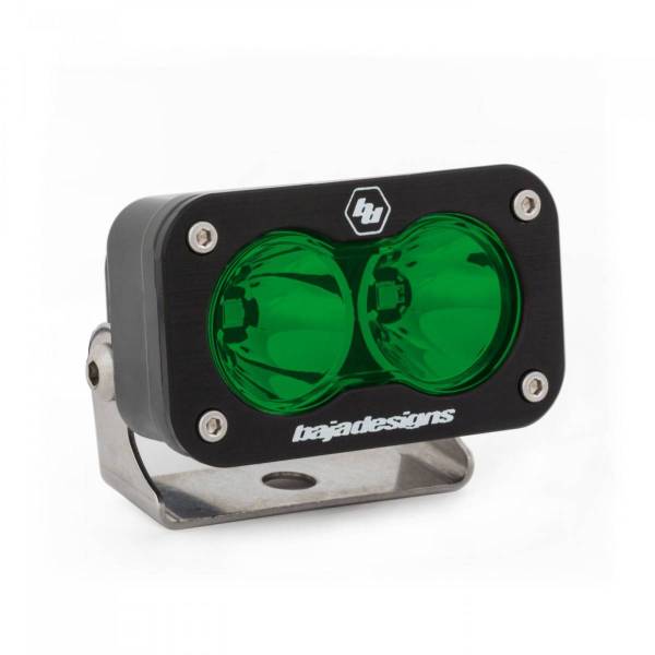 Baja Designs - LED Work Light Green Lens Spot Pattern S2 Sport Baja Designs