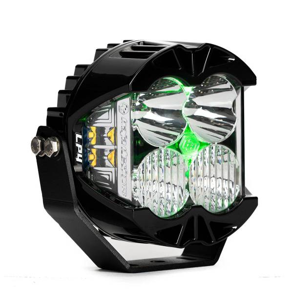 Baja Designs - LP4 Pro LED Auxiliary Light Pod Light Pattern Driving/Combo Green Backlight Baja Designs