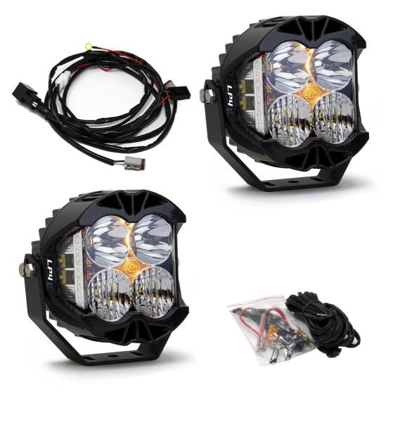 Baja Designs - LP4 Pro LED Driving/Combo Clear Lens Pair Baja Designs