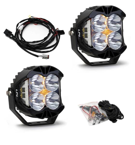 Baja Designs - LP4 Pro LED Spot Clear Lens Pair Baja Designs