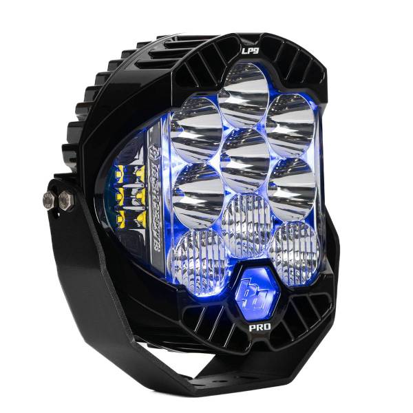 Baja Designs - LP9 Pro LED Auxiliary Light Pod Light Pattern Driving/Combo Blue Backlight Baja Designs