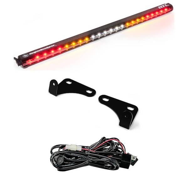 Baja Designs - Polaris RZR 15-18 2 Seat 30 Inch RTL-S Rear Light Bar with Bracket Kit Baja Designs