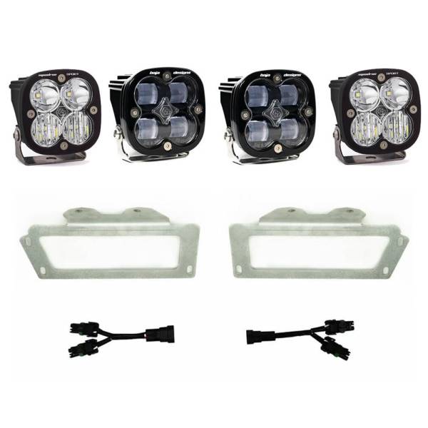 Baja Designs - Ram 2500/3500 Fog Lights SAE Fog Pocket Kit 10-18 RAM 1500 09-12 Ram 2500/3500 Baja Designs