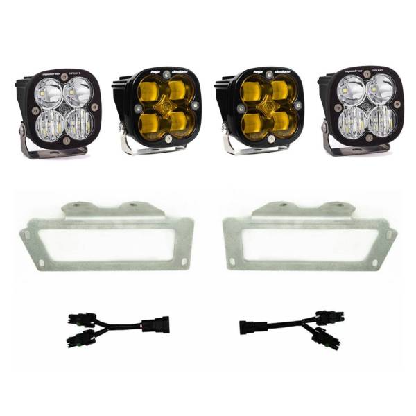 Baja Designs - Ram 2500/3500 Fog Lights SAE Fog Pocket Kit Amber FPK 10-18 RAM 1500 09-12 Ram 2500/3500 Baja Designs