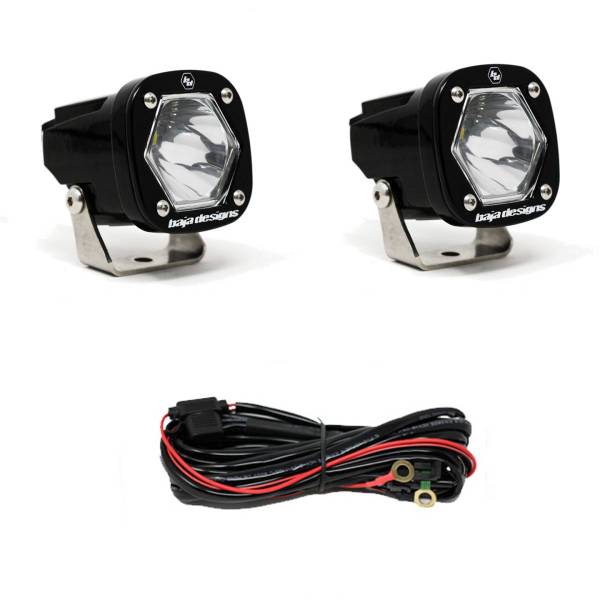 Baja Designs - S1 Spot LED Light with Mounting Bracket Pair Baja Designs