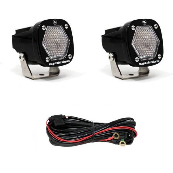 Baja Designs - S1 Work/Scene LED Light with Mounting Bracket Pair Baja Designs