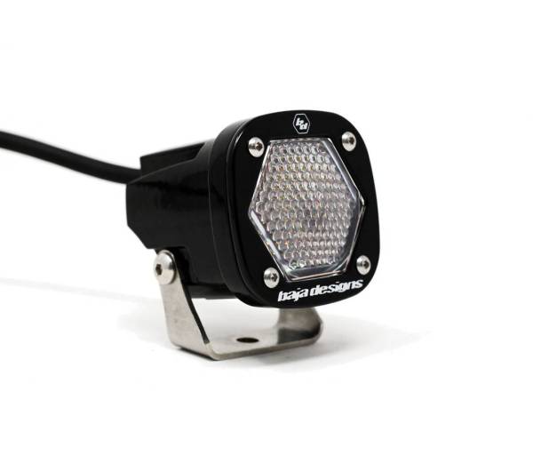 Baja Designs - S1 Work/Scene LED Light with Mounting Bracket Single Baja Designs