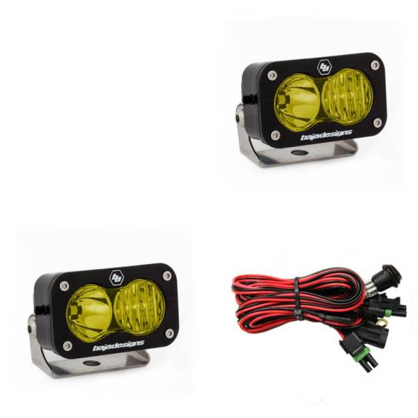 Baja Designs - S2 Pro Pair Driving/Combo LED Amber Baja Designs