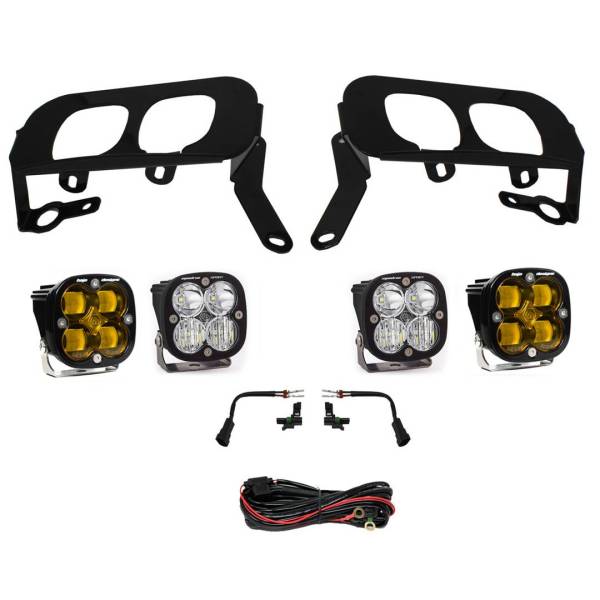 Baja Designs - Silverado 1500 Fog Pocket Kit 14-15 FPK, SAE Amber W/C & Sport D/C Baja Designs