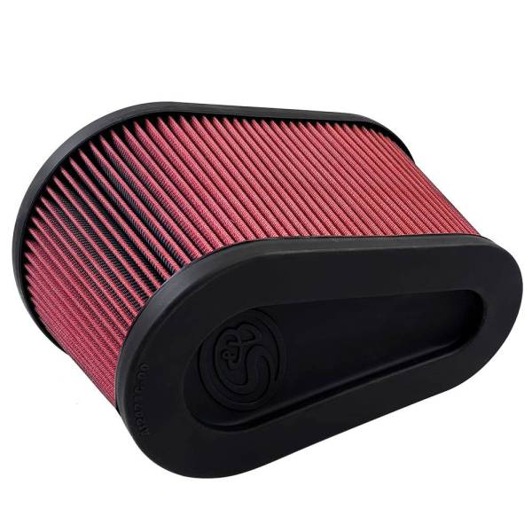 S&B - Air Filter For Intake Kits 75-5136 / 75-5136D Oiled Cotton Cleanable Red S&B