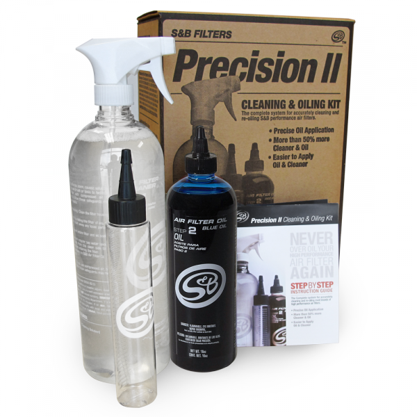 S&B - Cleaning Kit For Precision II Cleaning and Oil Kit Blue Oil Oiled S&B