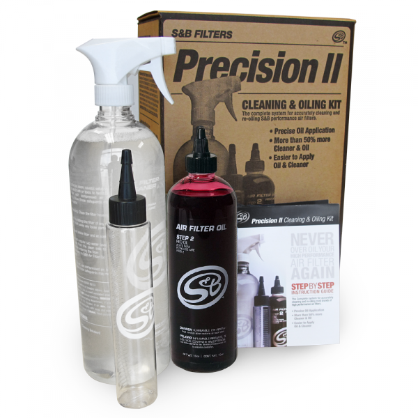 S&B - Cleaning Kit For Precision II Cleaning and Oil Kit Red Oil Oiled S&B