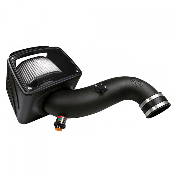 S&B - Cold Air Intake For 07-10 Chevrolet Silverado GMC Sierra V8-6.6L LMM Duramax Dry Extendable White S&B