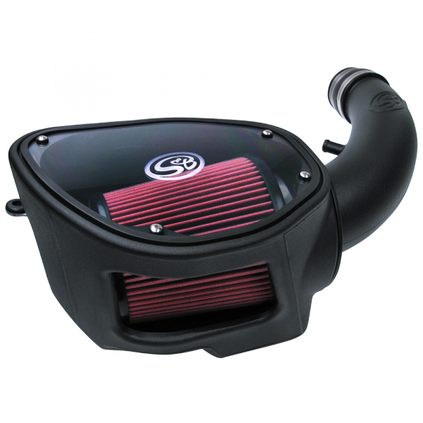 S&B - Cold Air Intake For 07-11 Jeep Wrangler JK V6-3.8L Oiled Cotton Cleanable Red S&B