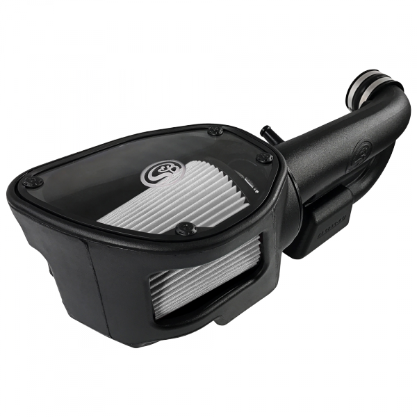 S&B - Cold Air Intake For 12-18 Jeep Wrangler JK V6-3.6L Dry Dry Extendable White S&B