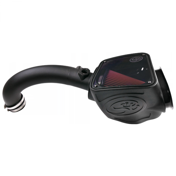 S&B - Cold Air Intake For 16-18 Nissan Titan, V8-5.0L Cummins Oiled Cotton Cleanable Red S&B