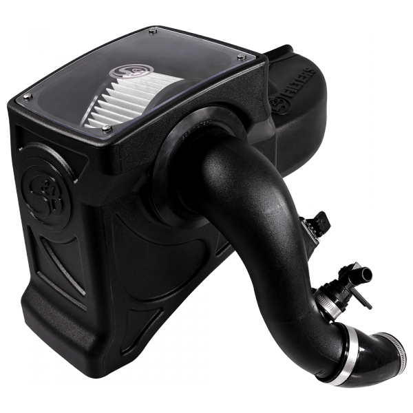 S&B - Cold Air Intake For 16-19 Chevrolet Colorado GMC Canyon 2.8L Duramax Dry Dry Extendable White S&B