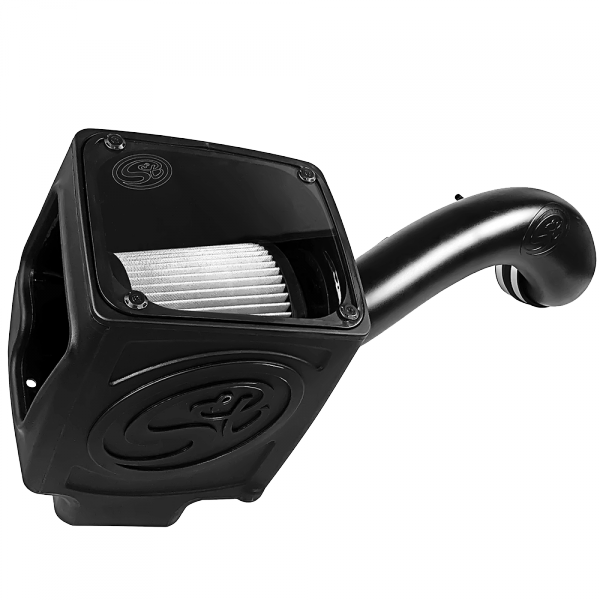 S&B - Cold Air Intake For 16-19 Silverado/Sierra 2500, 3500 6.0L Dry Extendable White S&B