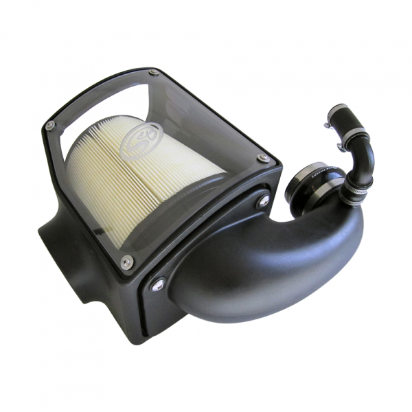 S&B - Cold Air Intake For 92-00 GMC K-Series V8-6.5L Duramax Dry Dry Extendable White S&B