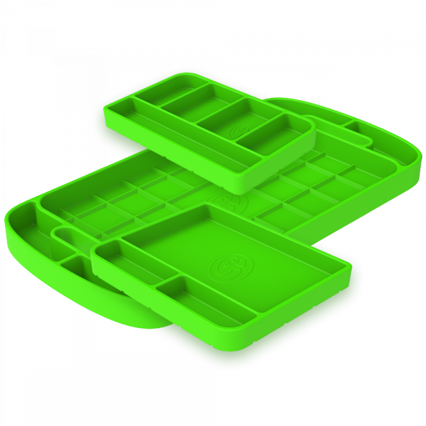 S&B - Tool Tray Silicone 3 Piece Set Color Lime Green S&B