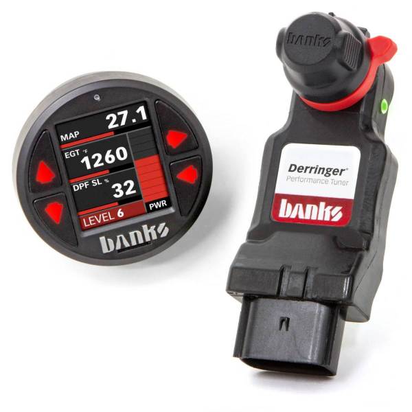 Banks Power - Derringer Tuner w/SuperGauge includes ActiveSafety and Banks iDash 1.8 SuperGauge for 20+ Chevy/GMC 2500/3500 6.6L Duramax L5P Banks Power