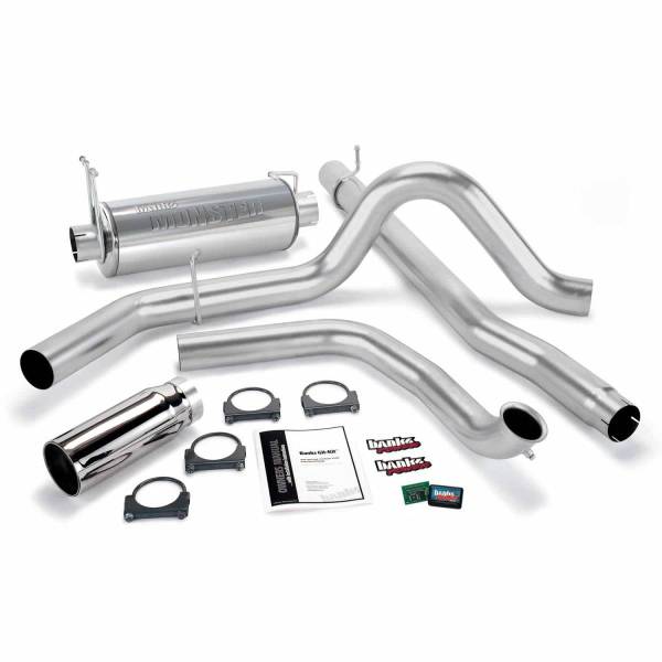 Banks Power - Git-Kit Bundle Power System W/Single Exit Exhaust Chrome Tip 00-03 Ford 7.3L Excursion Banks Power