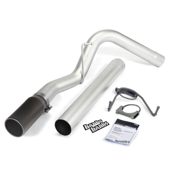 Banks Power - Monster Exhaust System Single Exit Black Tip 13-18 Ram 6.7L CCSB Banks Power