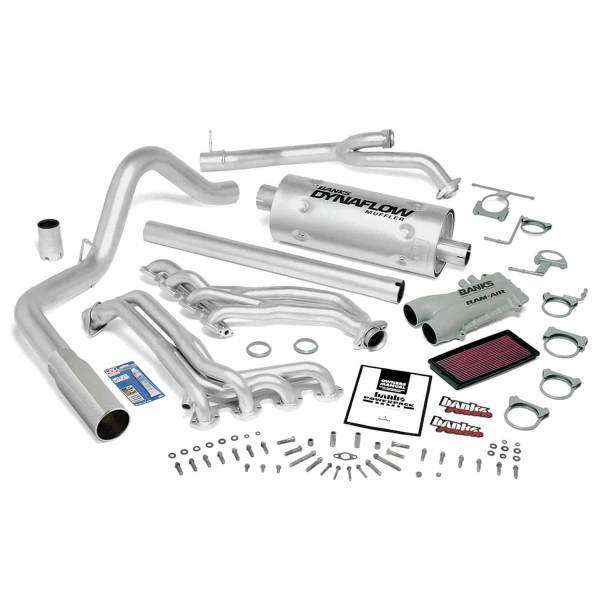 Banks Power - PowerPack Bundle Complete Power System Chrome Tail Pipe 89-93 Ford 460 Automatic Transmission Banks Power