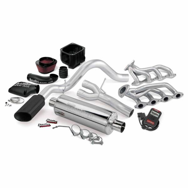 Banks Power - PowerPack Bundle Complete Power System W/AutoMind Programmer Black Tailpipe 03-06 Chevy 4.8-5.3L EC/CC-SB  Banks Power