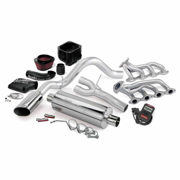 Banks Power - PowerPack Bundle Complete Power System W/AutoMind Programmer Chrome Tailpipe 02-06 Chevy 4.8-5.3L 1500 SCSB Banks Power