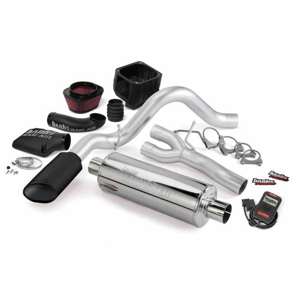 Banks Power - Stinger Bundle Power System W/Single Exit Exhaust Black Tip 99-02 Chevy 4.8-5.3L ECSB Banks Power