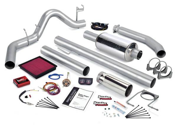 Banks Power - Stinger Bundle Power System W/Single Exit Exhaust Chrome Tip 98 Dodge 5.9L Standard Cab Banks Power