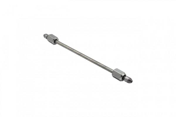 Fleece Performance - 11 Inch High Pressure Fuel Line 8mm x 3.5mm Line M14 x 1.5 Nuts Fleece Performance