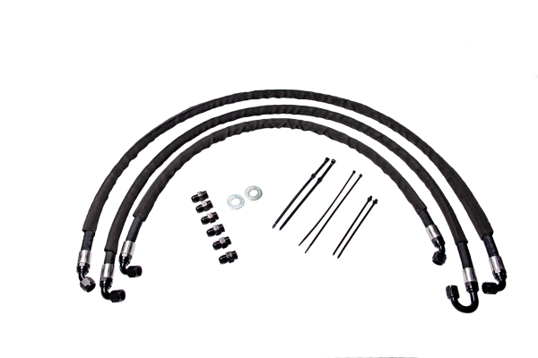 Fleece Performance - 2011-2014 GM Duramax Heavy Duty Replacement Transmission Cooler Lines 2011-2014 GM 2500/3500 Fleece Performance