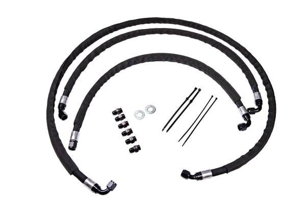 Fleece Performance - 2017-2019 GM Duramax Heavy Duty Replacement Transmission Cooler Lines 2017-2019 GM 2500/3500 Fleece Performance