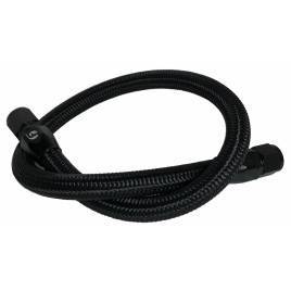 Fleece Performance - 34.5 Inch Common Rail/VP44 Cummins Coolant Bypass Hose Black Nylon Braided Fleece Performance