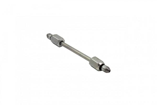 Fleece Performance - 7 Inch High Pressure Fuel Line 8mm x 3.5mm Line M14 x 1.5 Nuts Fleece Performance