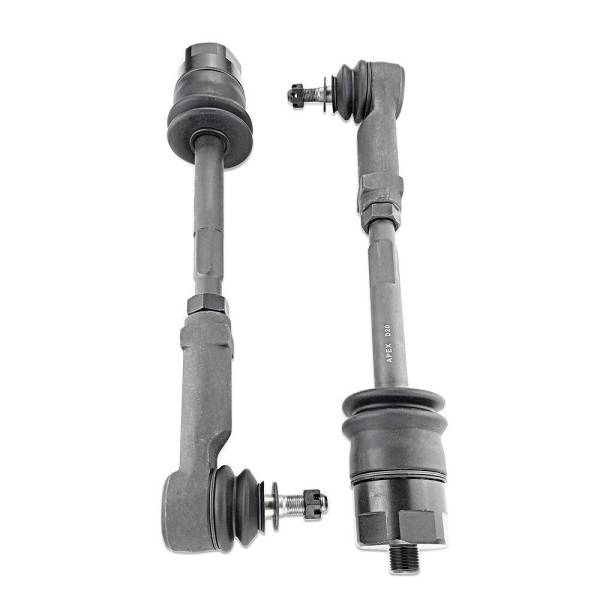 Apex Chassis - Apex Chassis Heavy Duty Tie Rod Assembly Fits: 99-06 Chevy Silverado/Suburban/Sierra 1500 HD/2500/3500  00-06  GMC Yukon XL1500/2500  02-06 Chevy Avalanche 1500 Includes: Left & Right Inner & Outer Tie Rod