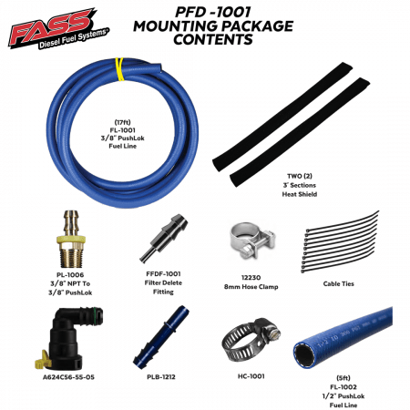 FASS - FASS PFD1001 Powerstroke Filter Delete Kit