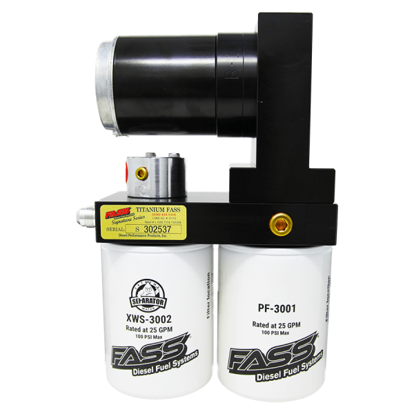 FASS - Titanium Signature Series Diesel Fuel System 240GPH (70-75 PSI) GM Duramax 6.6L 2020-2022 900-1200hp FASS