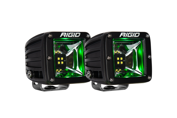 Rigid Industries - Scene Green Backlight Surface Mount Pair Radiance RIGID Industries