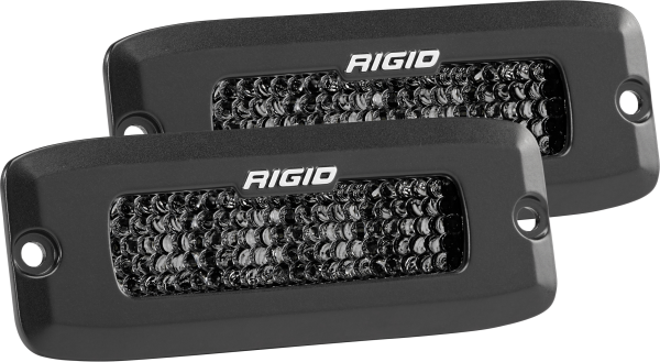 Rigid Industries - Spot Diffused Midnight Flush Mount Pair SR-Q Pro RIGID Industries