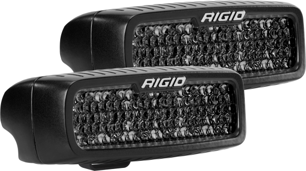 Rigid Industries - Spot Diffused Midnight Surface Mount Pair SR-Q Pro RIGID Industries