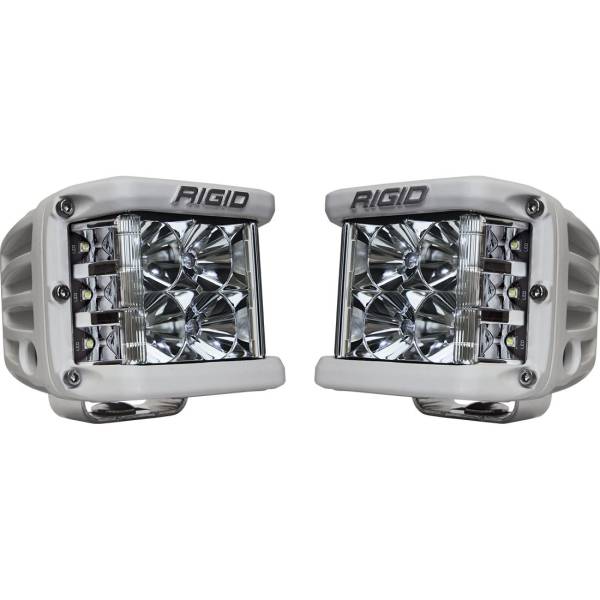 Rigid Industries - Flood Surface Mount White Housing Pair D-SS Pro RIGID Industries