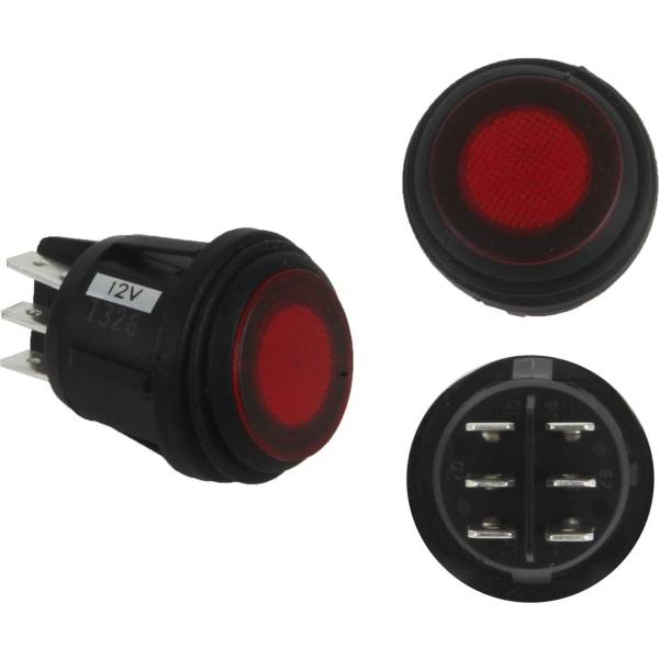 Rigid Industries - 3 Position Rocker Switch Red RIGID Industries