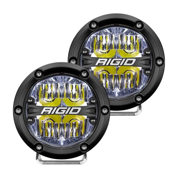 Rigid Industries - 360-Series 4 Inch Led  Off-Road  Drive Beam White Backlight Pair RIGID Industries