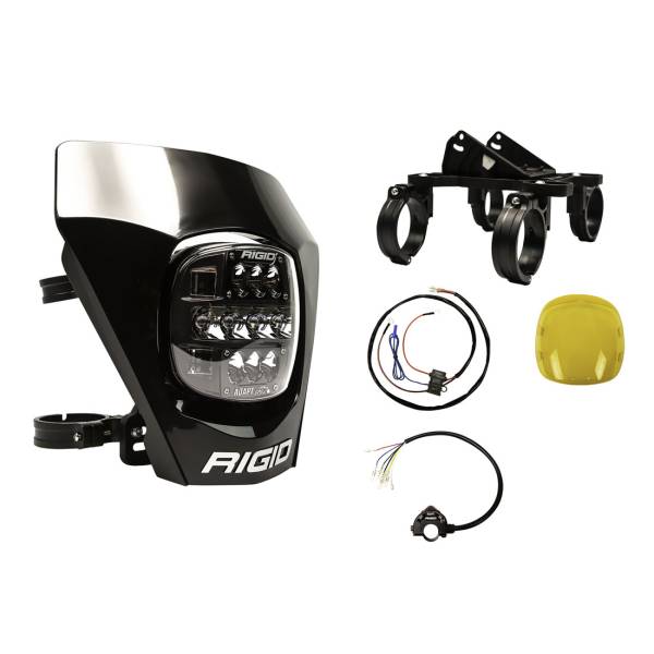 Rigid Industries - RIGID Adapt XE Extreme Enduro Complete Ready To Ride LED Moto Kit Black