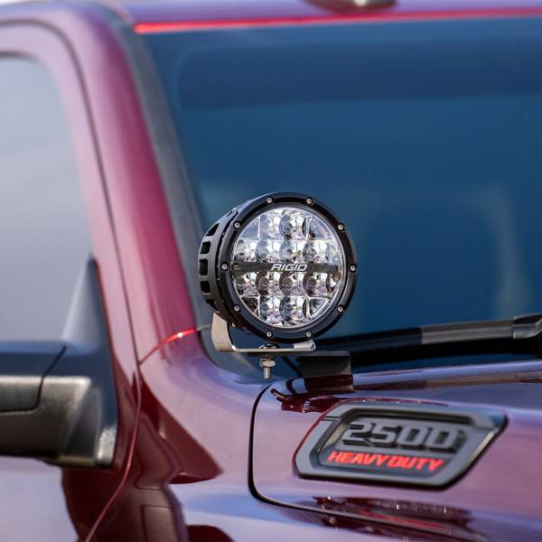 Rigid Industries - 2019-Present Dodge RAM 2500/3500 A-Pillar 6 Inch 360-Series LED Light Kit RIGID Industries