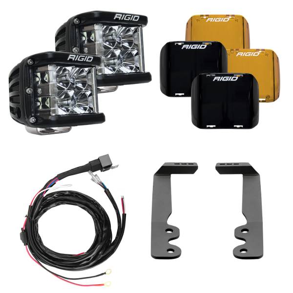 Rigid Industries - 2022+ Toyota Tundra D-SS Series A-Pillar Lighting Kit RIGID Industries